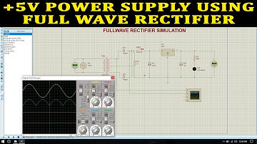 FULL WAVE RECTIFIER SIMULATION USING PROTEUS