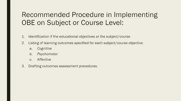 Shift to the educational focus -Part 1