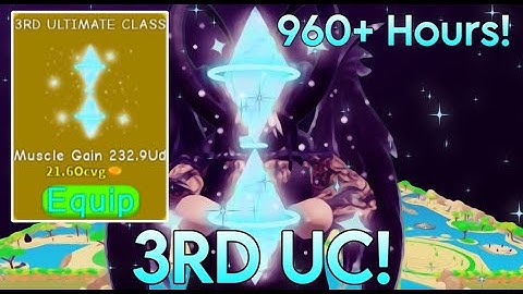 Unlocking 3RD ULTIMATE CLASS in Lifting Simulator!
