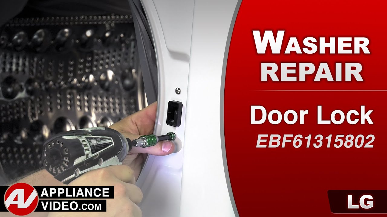 LG Washer Door Wont Open Door Lock Repair YouTube