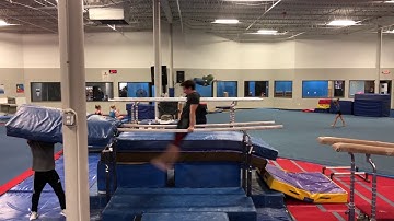 Tyler Schmidt - Front 1 1/4 Straddled (Day 1) - Parallel Bars