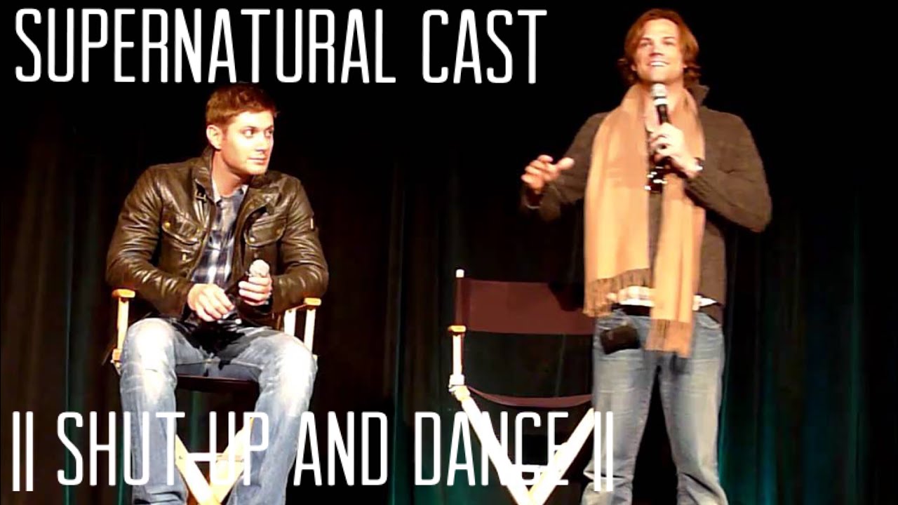 Supernatural Cast mostly J2M  Shut Up and Dance 