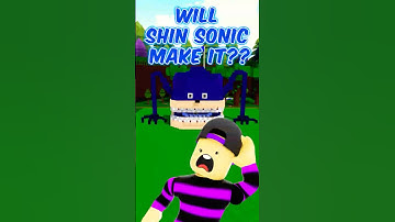Can Shin Sonic make it to the end in Build a Boat?? #roblox #robloxshorts #shinsonic #fyp #babft #fy
