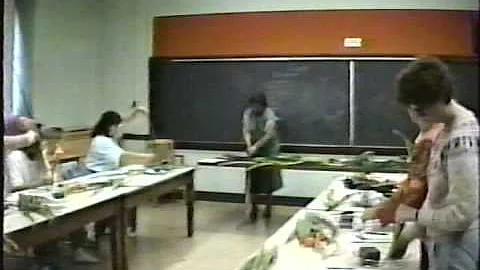 Joyce Shaw Ikebana Training 1989