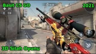 Commando Strike Game, Silah Oyunları, Gun Games, Basit CS GO, Atış Oyunları, 2021 Oyunları, 3D Oyun screenshot 4