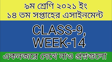Class 9, Week 14 Assignment