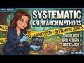Systematic searching methods to investigate the Crime scene | Forensic Educator |