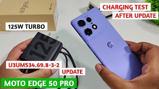 Motorola Edge 50 Pro Charging Test After New Software | Charging Test Moto Edge 50 Pro
