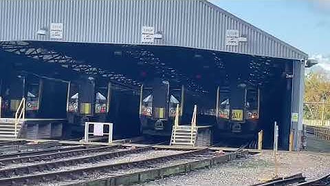 SWR class 444 stuck in Bournemouth depot  ￼