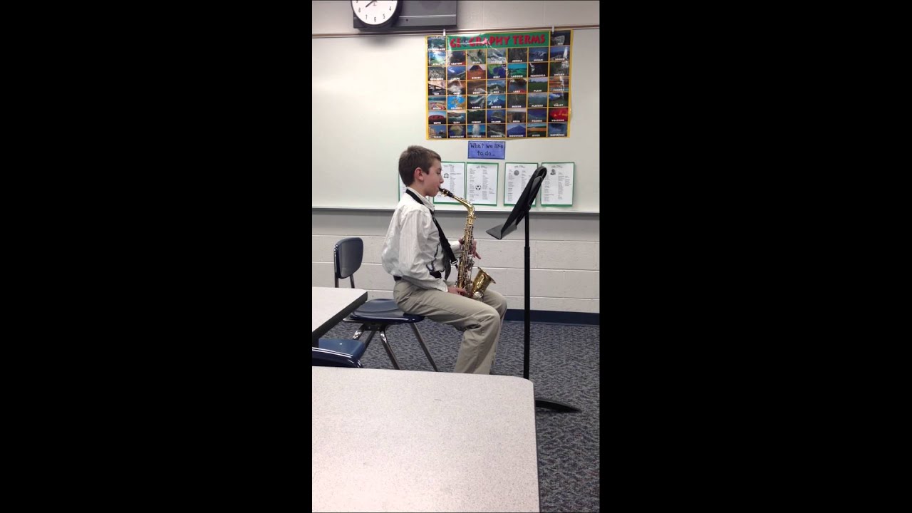 Matthew's Sax Solo: Sleigh Ride by Mozart