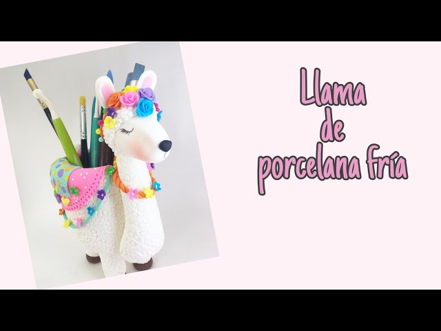 Llamitas en porcelana fria  Manualidades, Porcelana, Porcelana fría