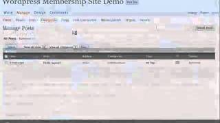 Create A Membership Site With Wordpress - Part 3.flv
