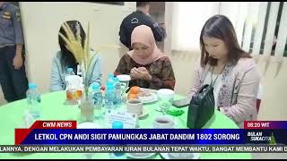 LETKOL CPN ANDI SIGIT PAMUNGKAS JABAT DANDIM 1802 SORONG