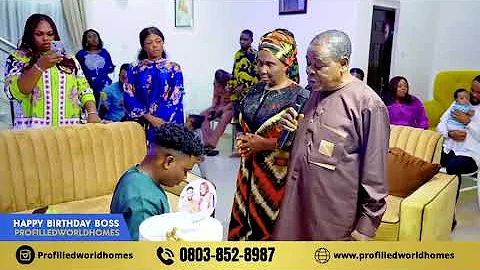 Denrele Edun joins the birthday celebration of our MD.