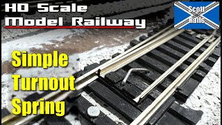 How To Make A Simple And Cheap Turnout Spring For Your Model Railroad Track screenshot 4