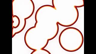 Reaction diffusion waves simulation generative design