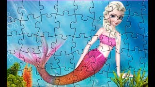 Disney Frozen Elsa Mermaid Puzzle Games for Children screenshot 4