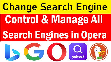 How to Change the search engine in opera | how to manage search engines in opera browser | #opera
