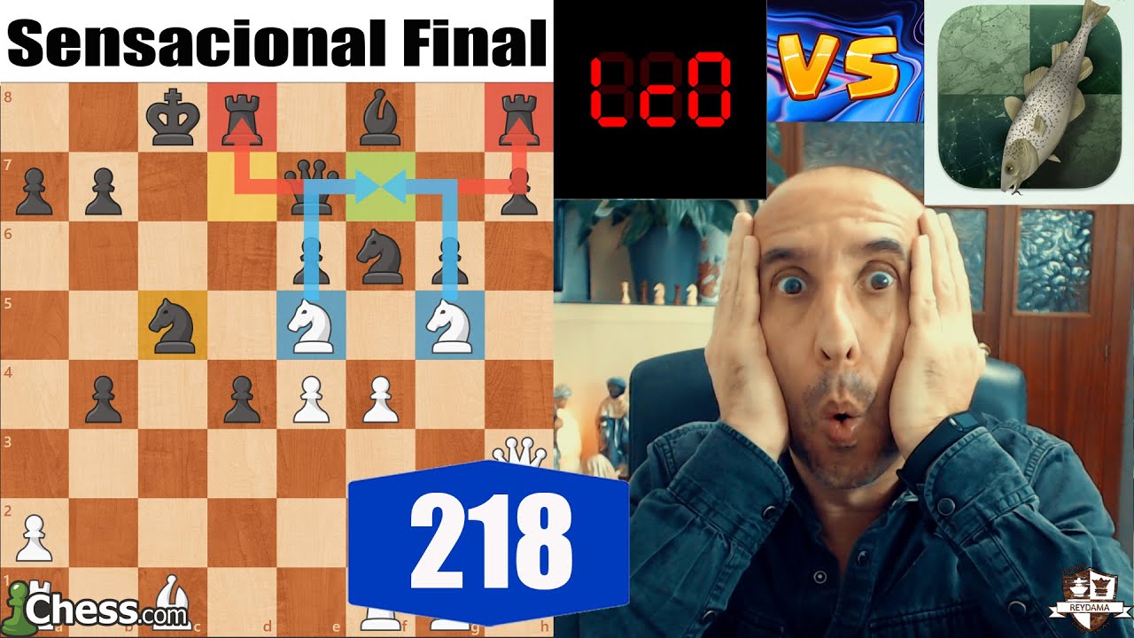 FINAL BRUTAL! CAMPEONATO ORDENADORES de Ajedrez || Lc0 Vs Stockfish (Partida 218)
