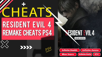 Resident Evil 4 Remake Deluxe Edition PS4 Cheats | Infinite Health | Infinite Ammo | Max Score Etc