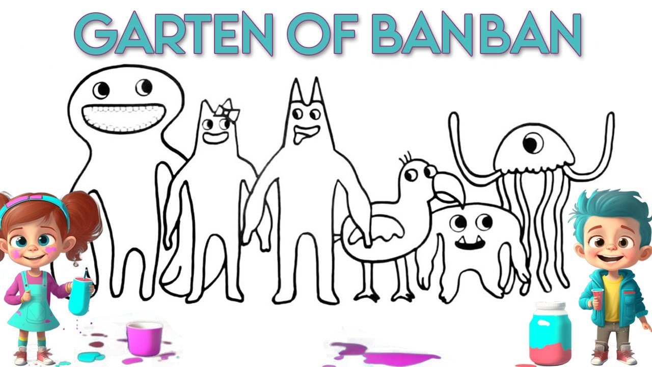 Desenhos de Foto de Garten of Banban para Colorir e Imprimir 