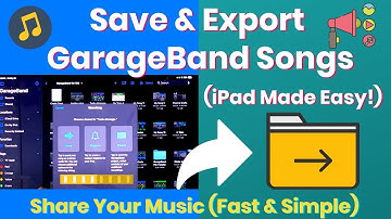 Garageband iPad Export - Quick Guide