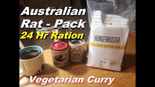 Australian Rat Pack - 24 HR Ration, Curry Veg!