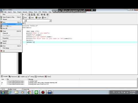 การเขียน Aray program dev c++