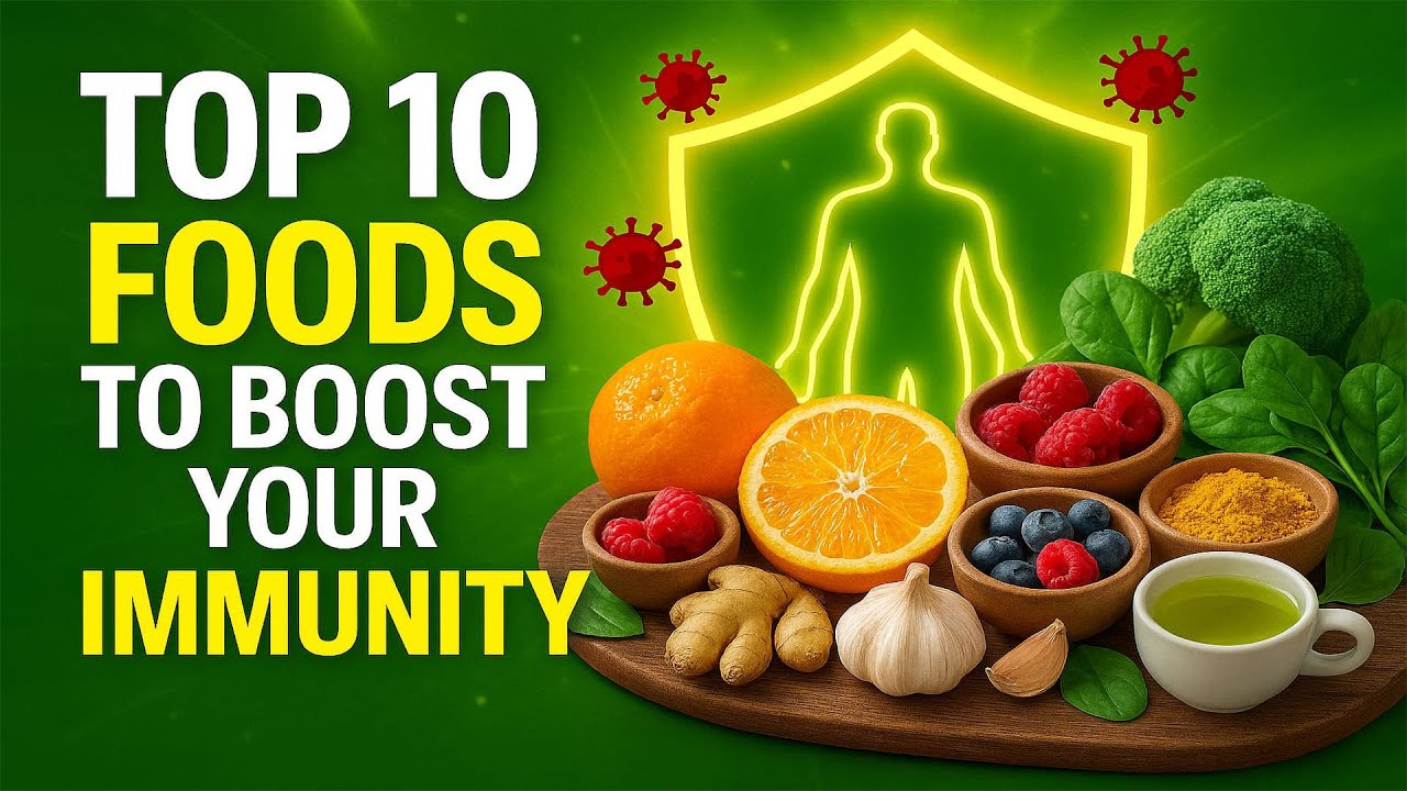 🛡️ Top 10 Foods to Boost Your Immunity | Natural Immune Boosting Foods ...