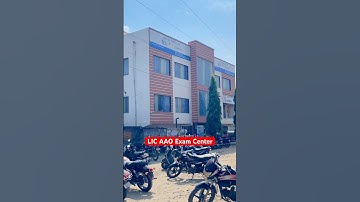 LIC AAO Exam Center || #shorts #travelvlog
