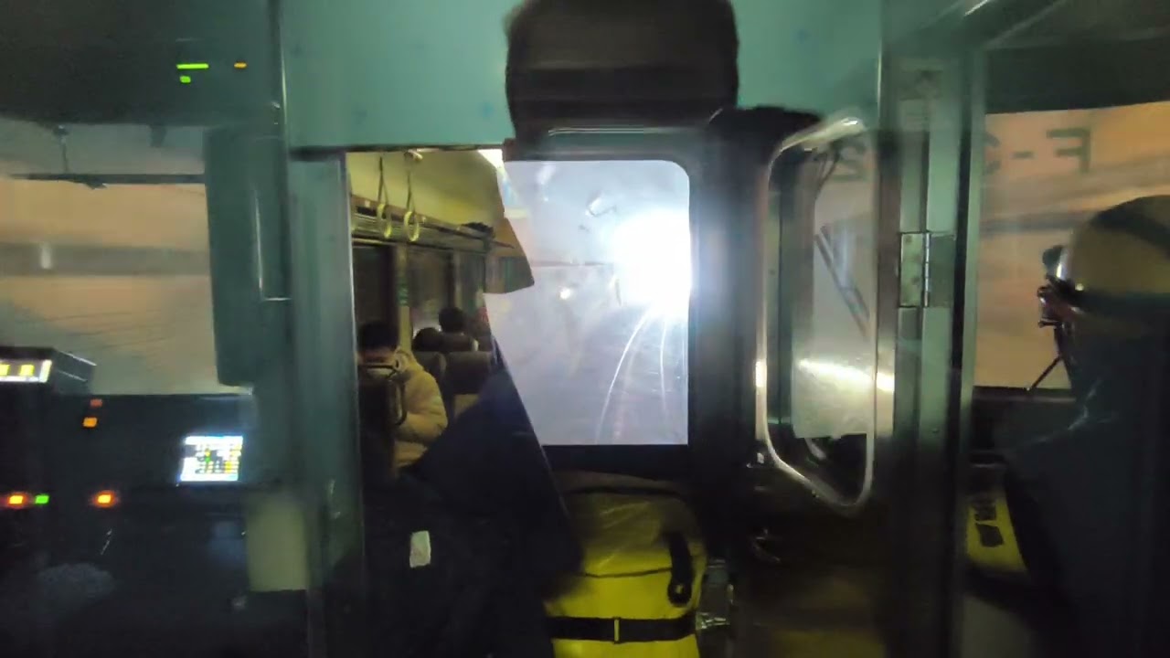 [前面展望] JR 特別快速エアポート 小樽 新千歳空行き JR Special Rapid Airport fro Otaru to New Chitose Airport