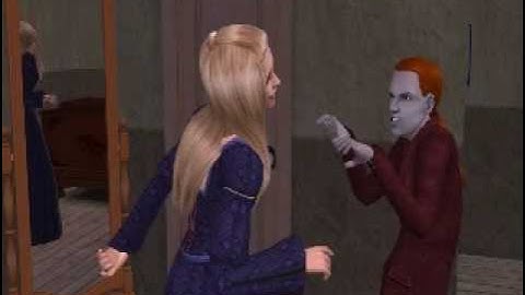 Sims 2 - Turning into a Vampire