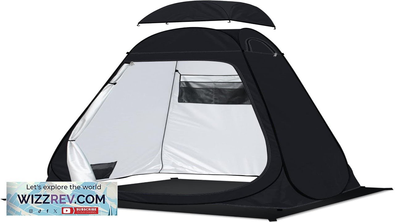 anngrowy Shower Tent Pop Up Privacy Tent Camping Portable Toilet Tent Outdoor Camp