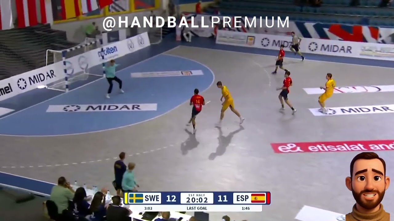 Spain’s future on the wing 🇪🇸 Sergio Sánchez Vidán – All-Star Left Wing at Egypt 2025 ⭐🤾‍♂️