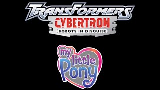 Transformers cybertron x my little pony g3.