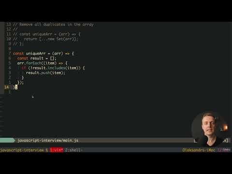 11  Remove All Duplicates in the Array