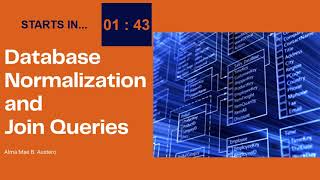 OJT Webinar: Database Normalization and Join Queries (updated)
