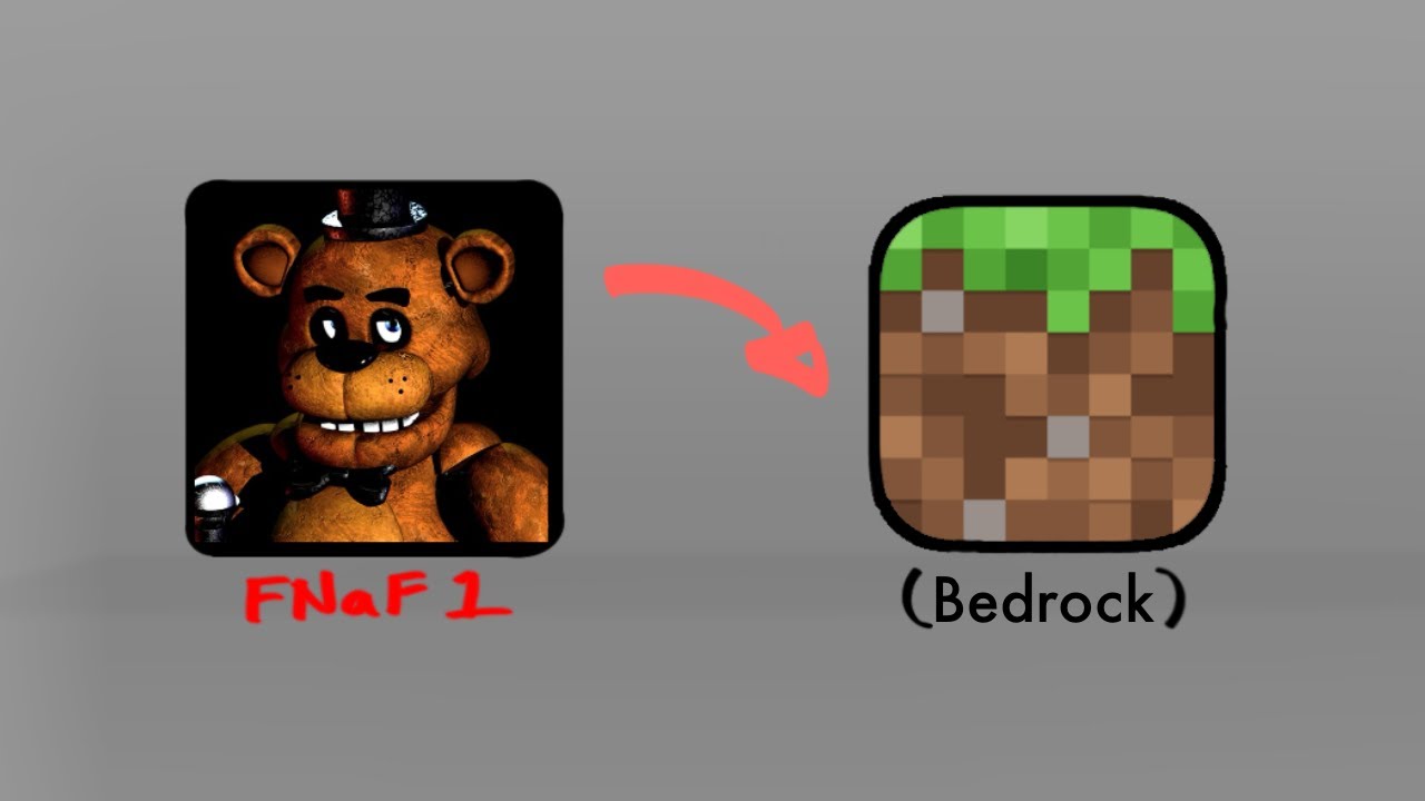 FNaF in Minecraft [First Update] [Bedrock, Commands]