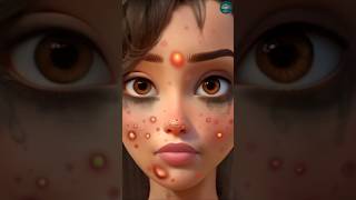 🧏‍♀️Extreme Pimple Explosion ASMR | Satisfying Face Acne Cleaning Animation Shorts #asmr #shorts