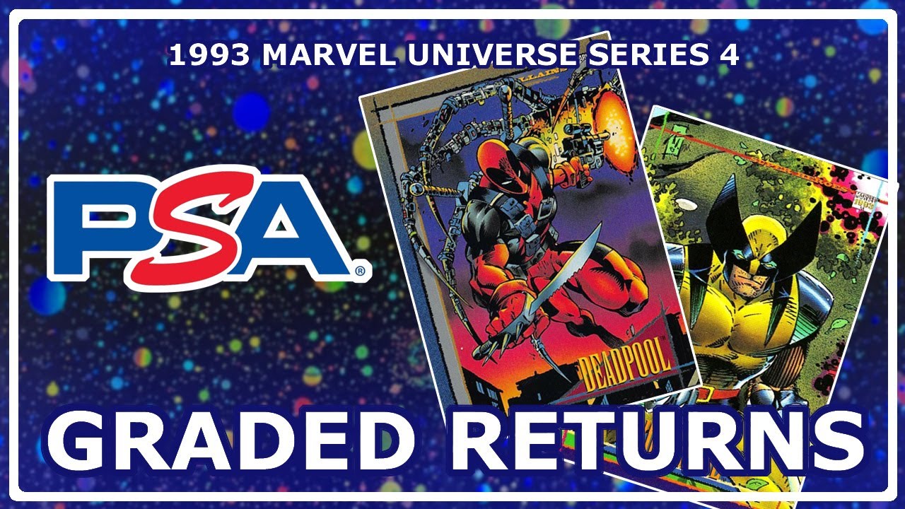 PSA Graded Reveal: 1993 Marvel Universe Series 4 - A Deadpool and Wolverine Affair!