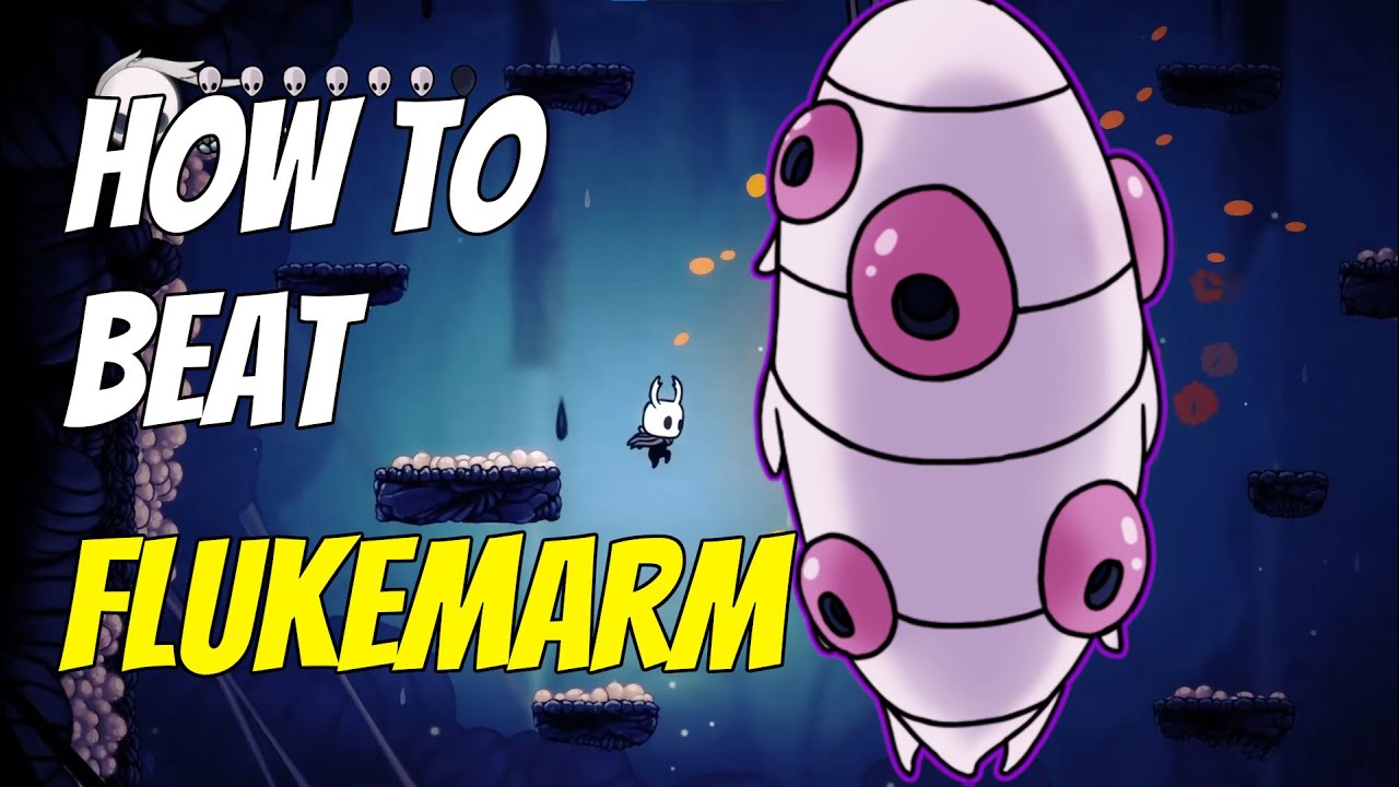 Flukemarm Hollow Knight Beginner BOSS FIGHT YouTube