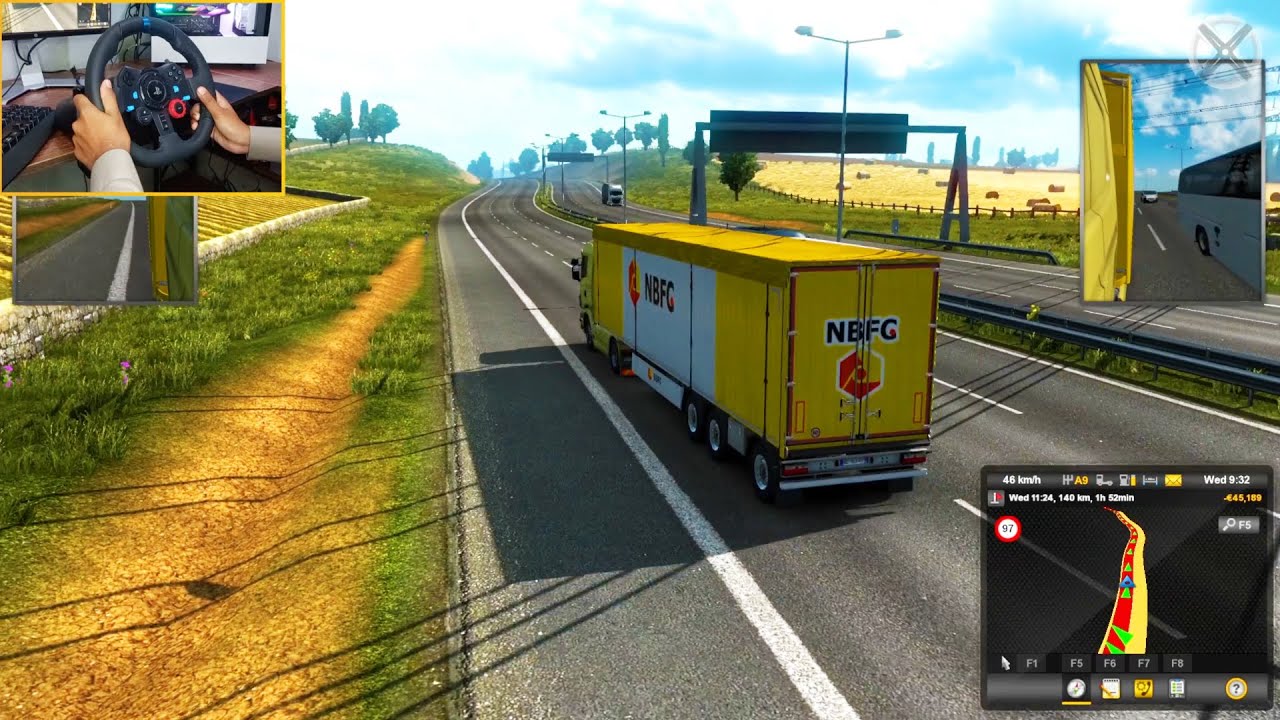 Cargo Container Delivery - Euro Truck Simulator 2 | Logitech G29 Gameplay