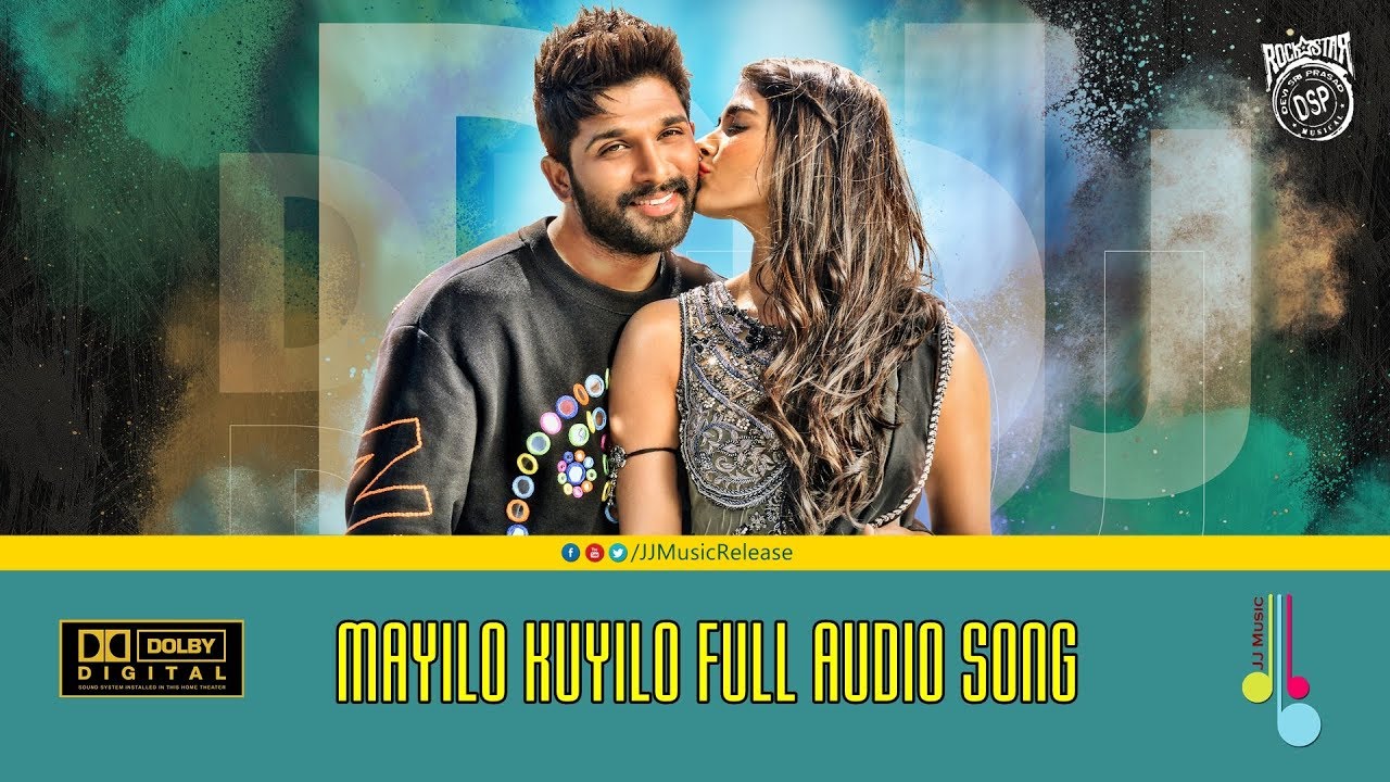 Mayilo Kuyilo Full Song Audio Dhruvaraja Jagannadh Malayalam 2017 OfficialAlluArjunDsp