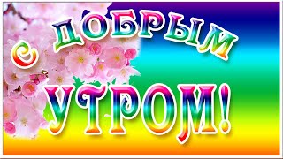 Доброе Утро! Я Желаю Вам Любви И Счастья! Красивое Пожелание С Добрым Утром