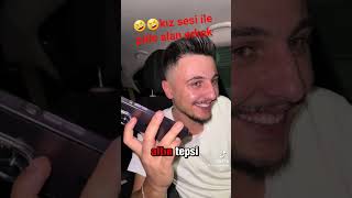 Kız Sesi Ile Pide Alan Erkek Sahanesi