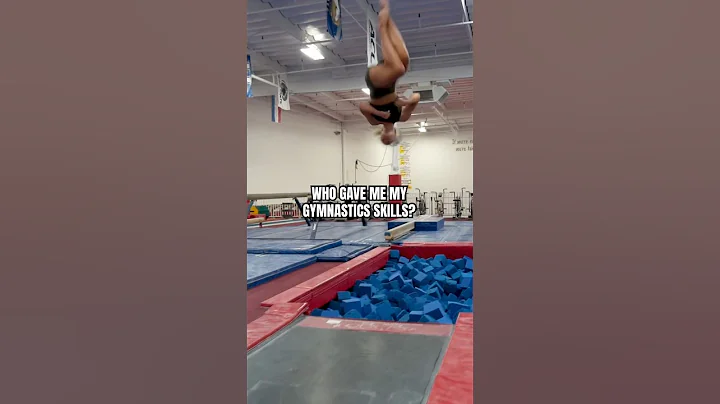 WHO GAVE ME MY GYMNASTICS SKILLS? #shorts