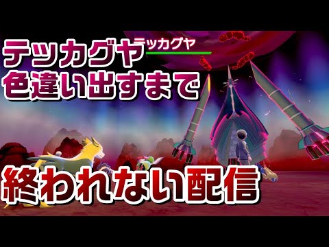 【ポケモン剣盾】参加型UB全部色違い計画第2弾 60～色違いテッカグヤ厳選 出すまで終われない配信 ダイマックスアドベンチャー【鎧の孤島】【冠の雪原】