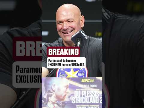 UFC drops PPV model, agrees to exclusive media rights deal with Paramount #shorts