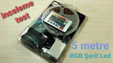 Kumandalı RGB Şerit LED nasıl bağlanır, nasıl kullanılır👍