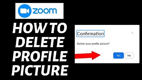 How To Delete Profile Picture on Zoom